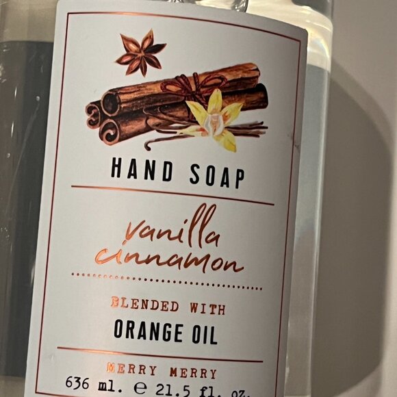 Vanilla Hand Soaps (Vanilla Cinnamon & Warm Vanilla ) (TWO / new / w/a/x) - Picture 9 of 16